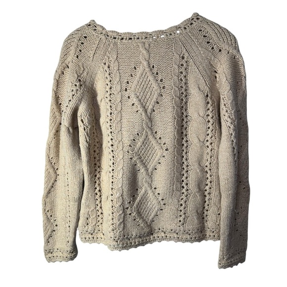 Banana Republic Vintage Wool Angora Rabbit Hair Cashmere Vneck Knit Sweater - Picture 11 of 11